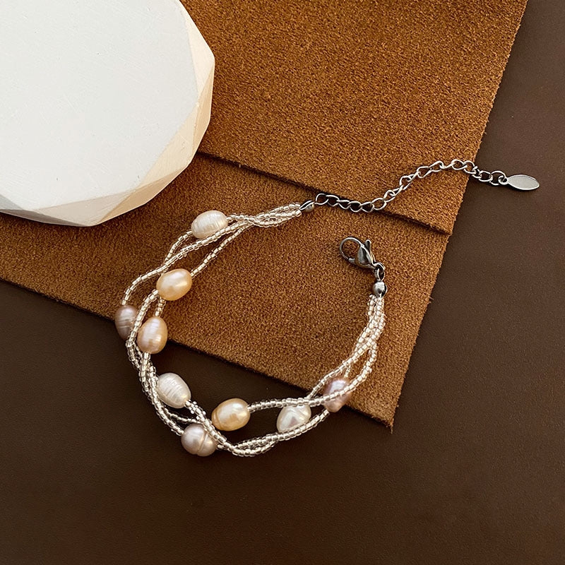 Multi-Layered Freshwater Pearl Necklace