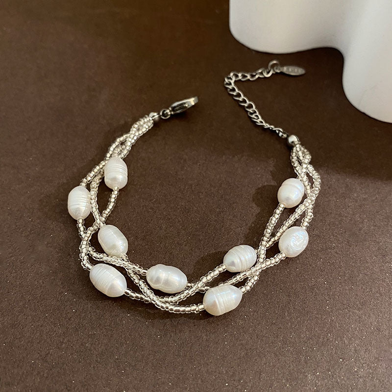 Multi-Layered Freshwater Pearl Necklace