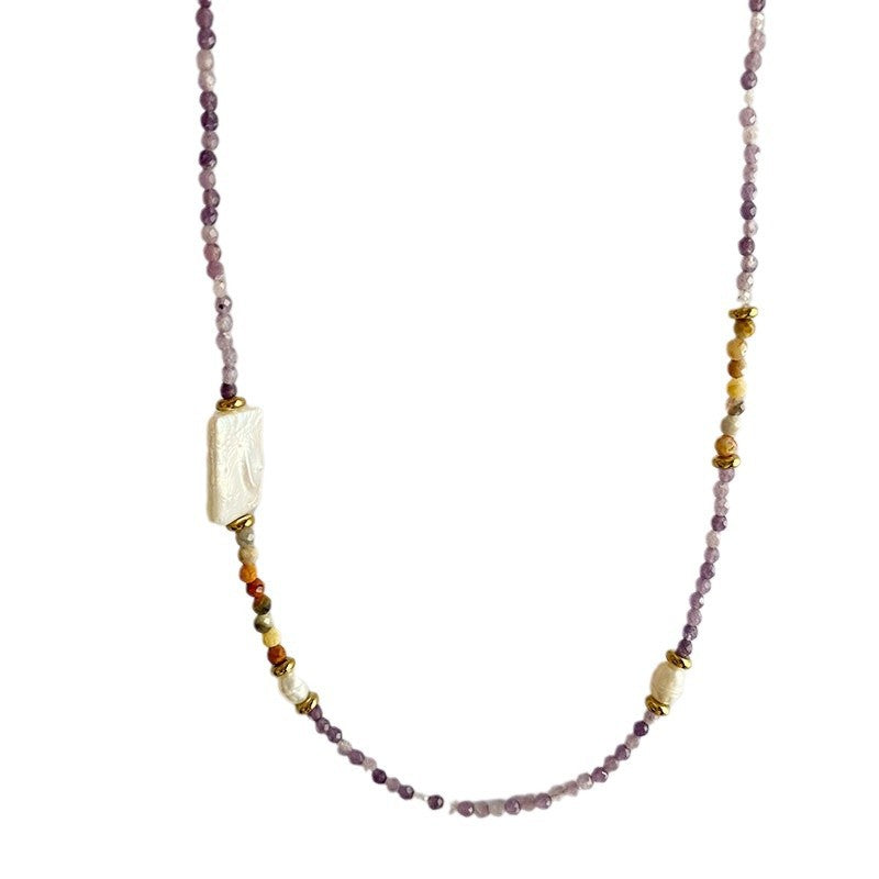 Baroque Bead Clavicle Chain