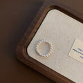 Shell Pearl Adjustable Ring