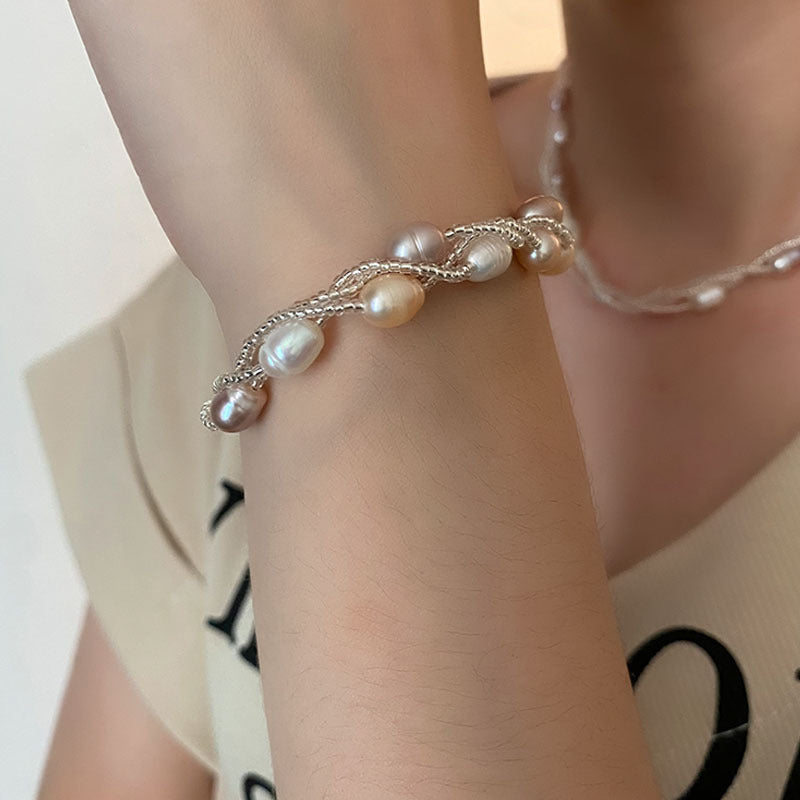 Multi-Layered Freshwater Pearl Necklace